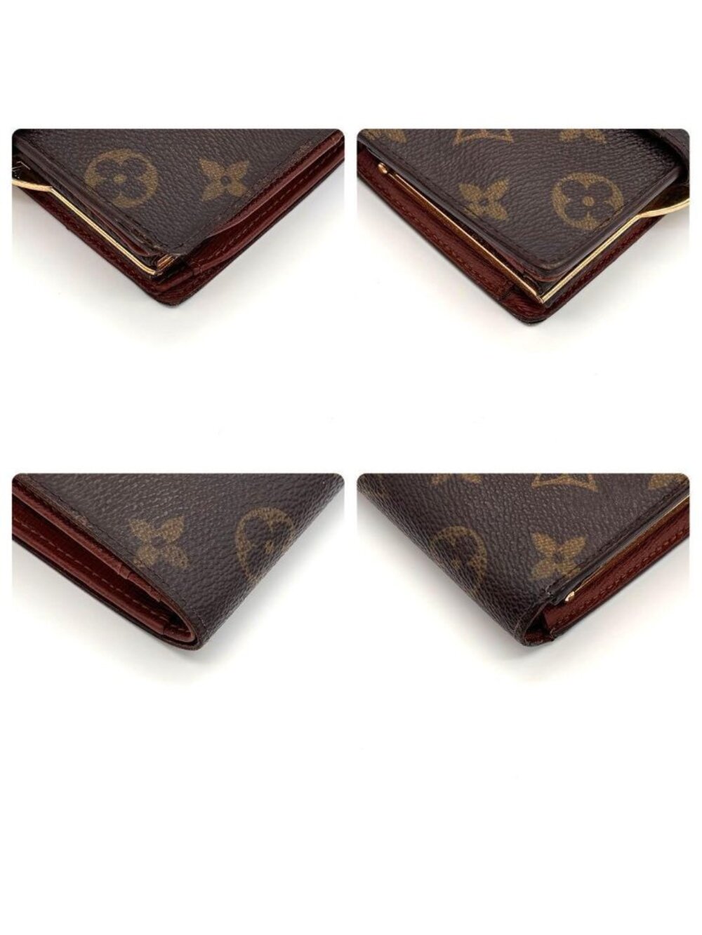 Louis Vuitton Monogram Viennois Folded Wallet Compact Bifold - Picture 6 of 10